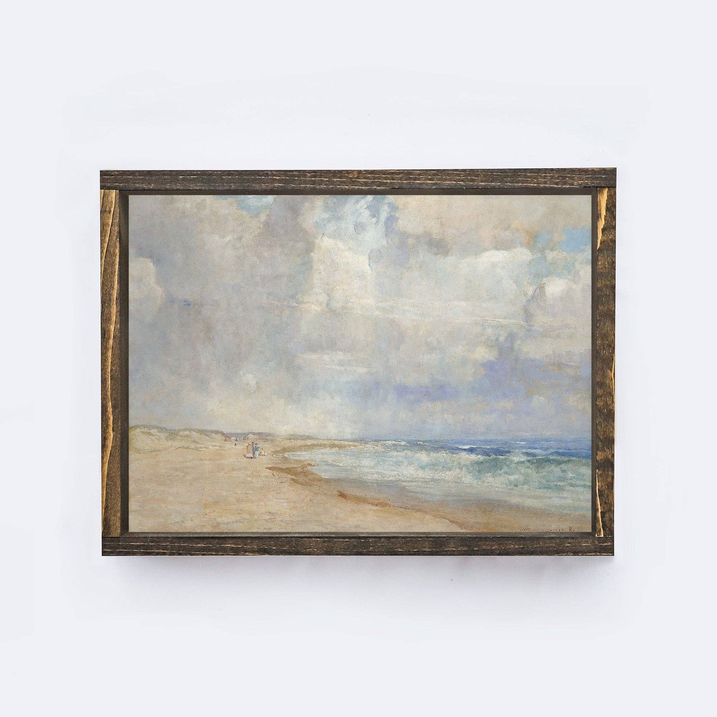 Vintage Framed Print | Seascape A45: Aged Farmhouse / 8.5x7"