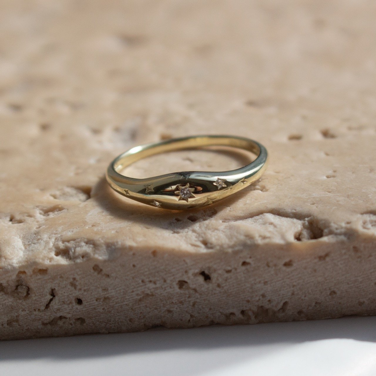 Starry Night Dome Ring