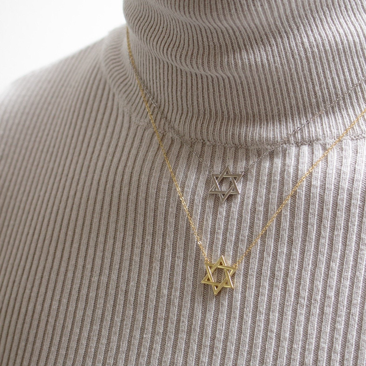 Large Star of David Necklace
