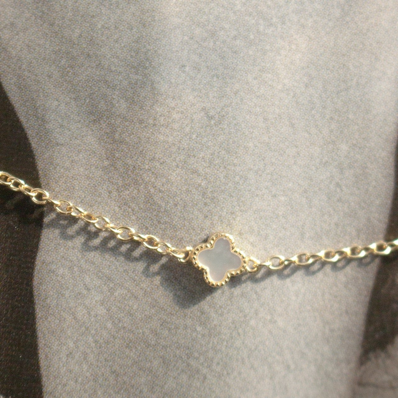 Mini Pearl Clover Bracelet