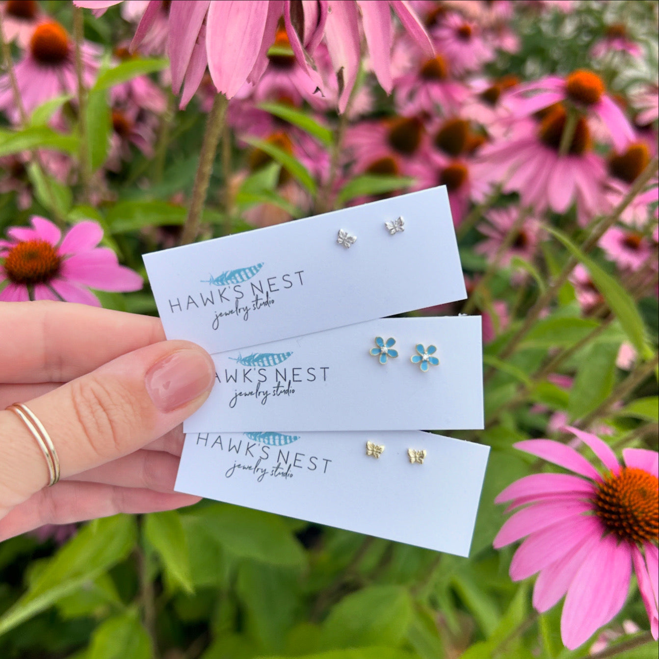 Mini Butterfly Studs