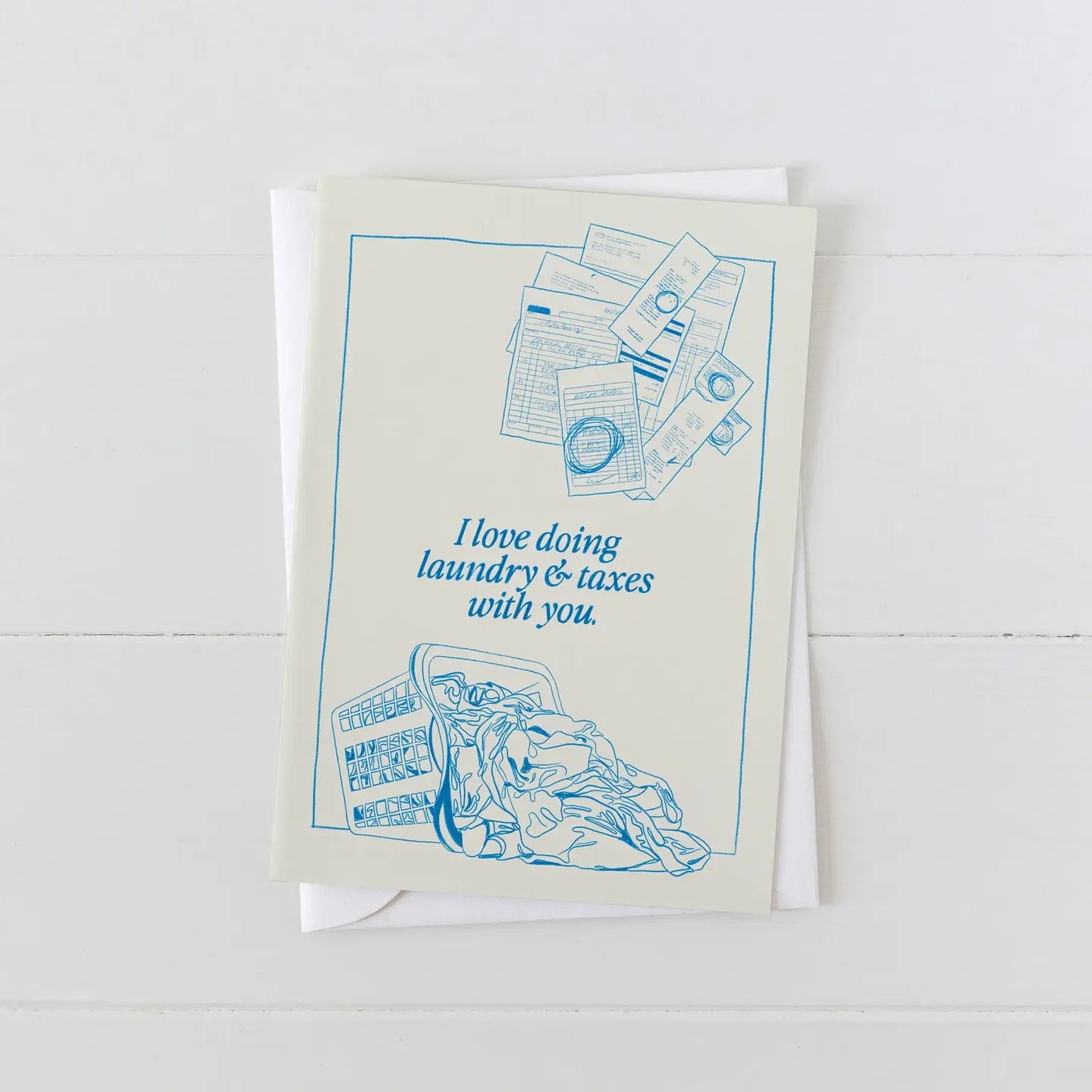 Laundry & Taxes Card