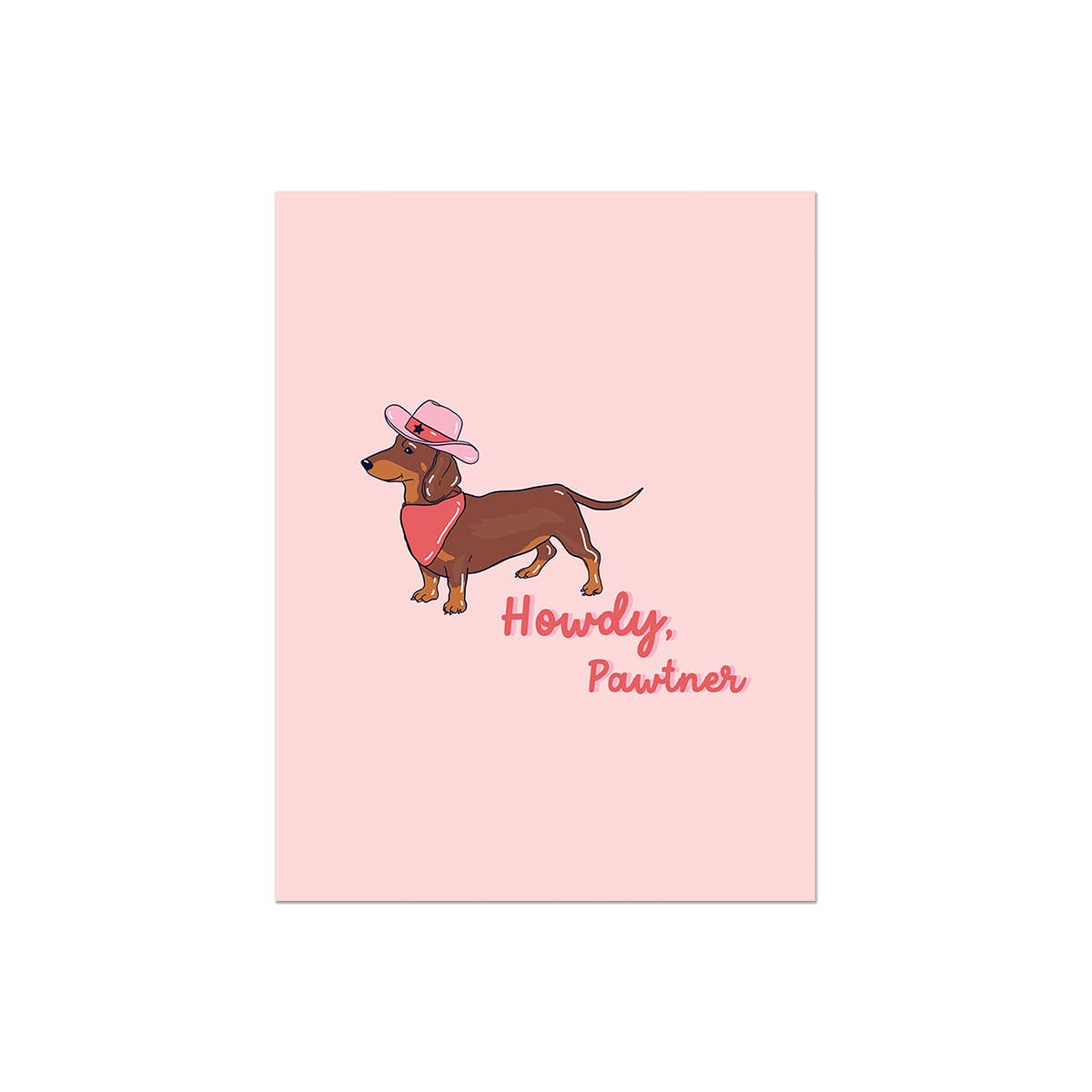 Howdy Pawtner Card