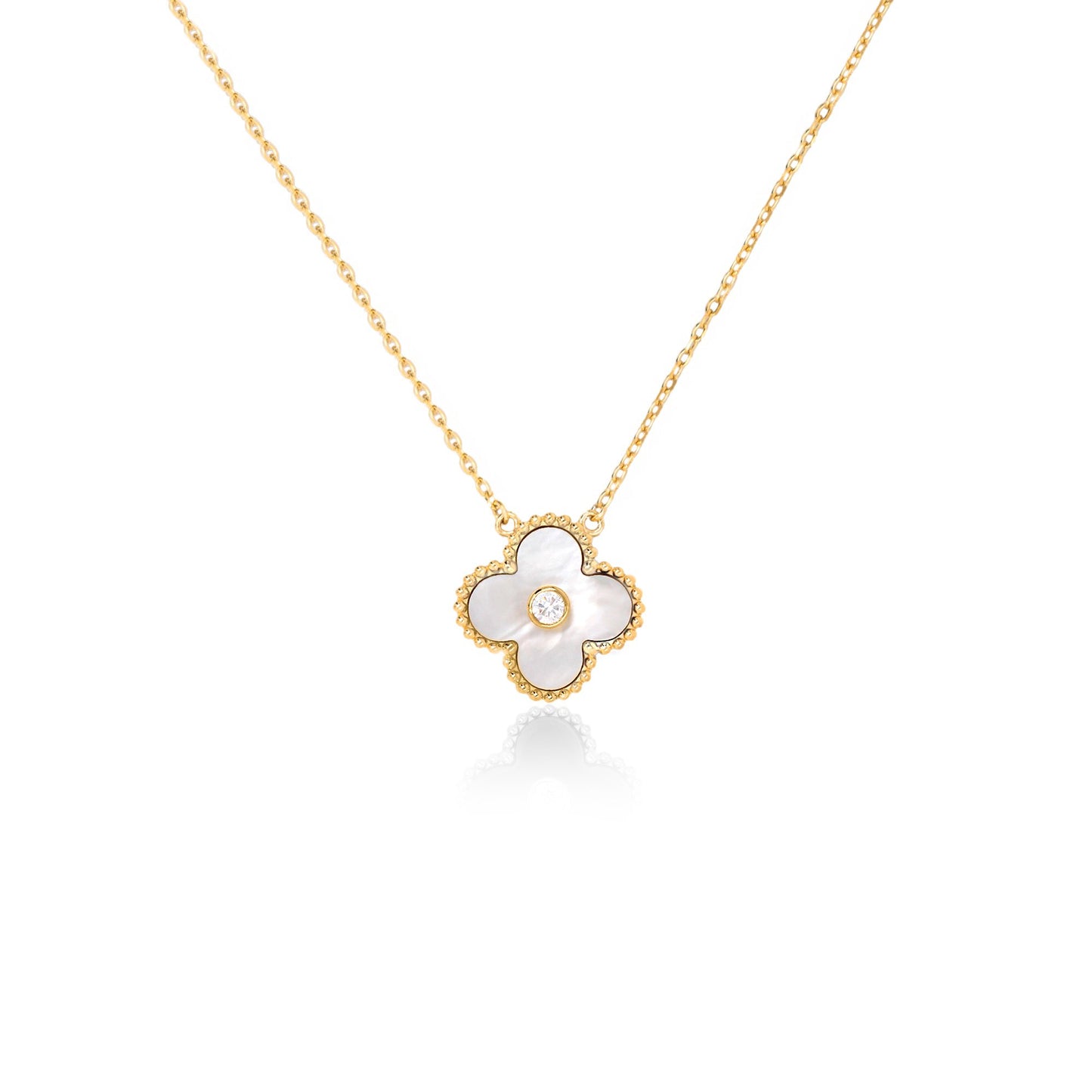 Pearl Clover Necklace