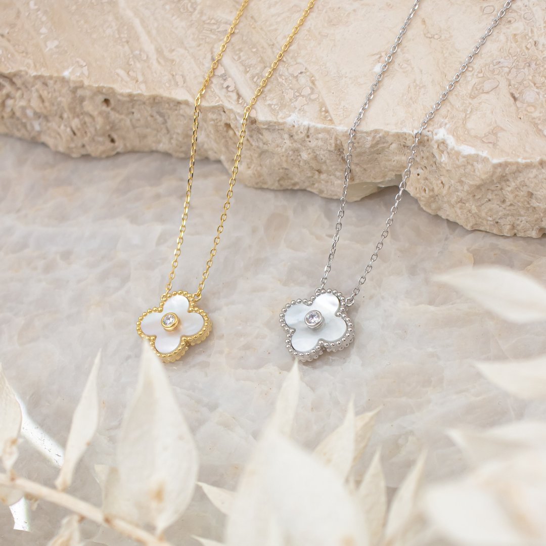 Pearl Clover Necklace