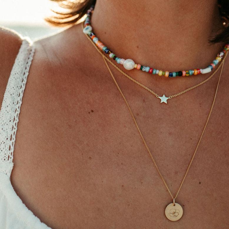 Gold Star Necklace