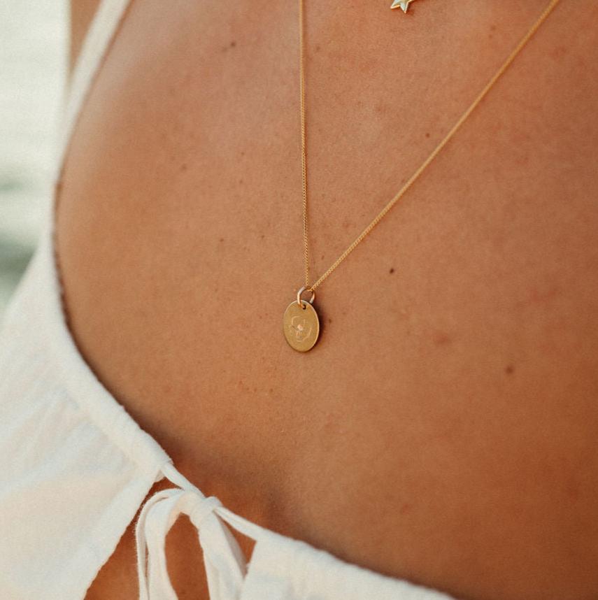 Birth Flower Necklace