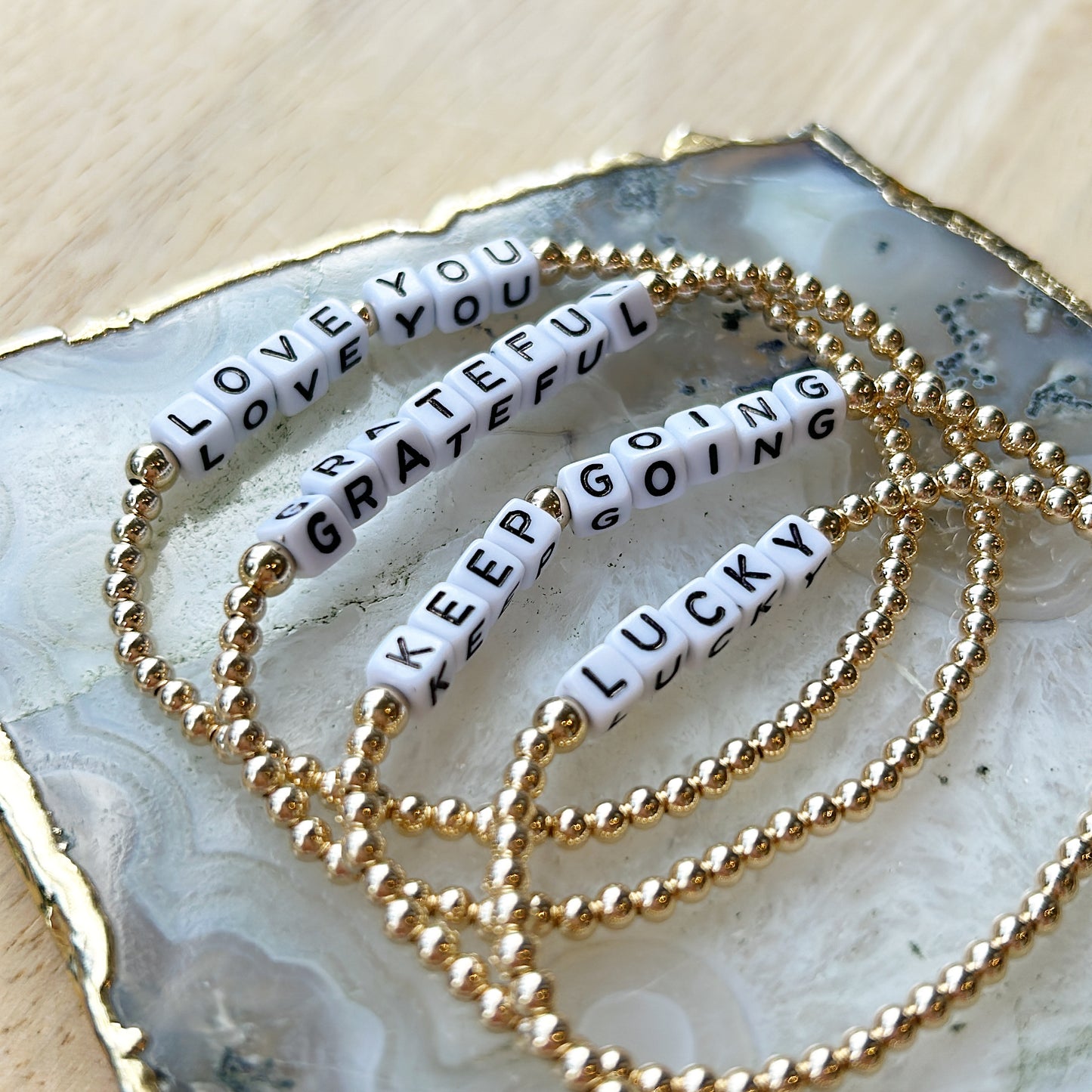 Happy Words Bracelet