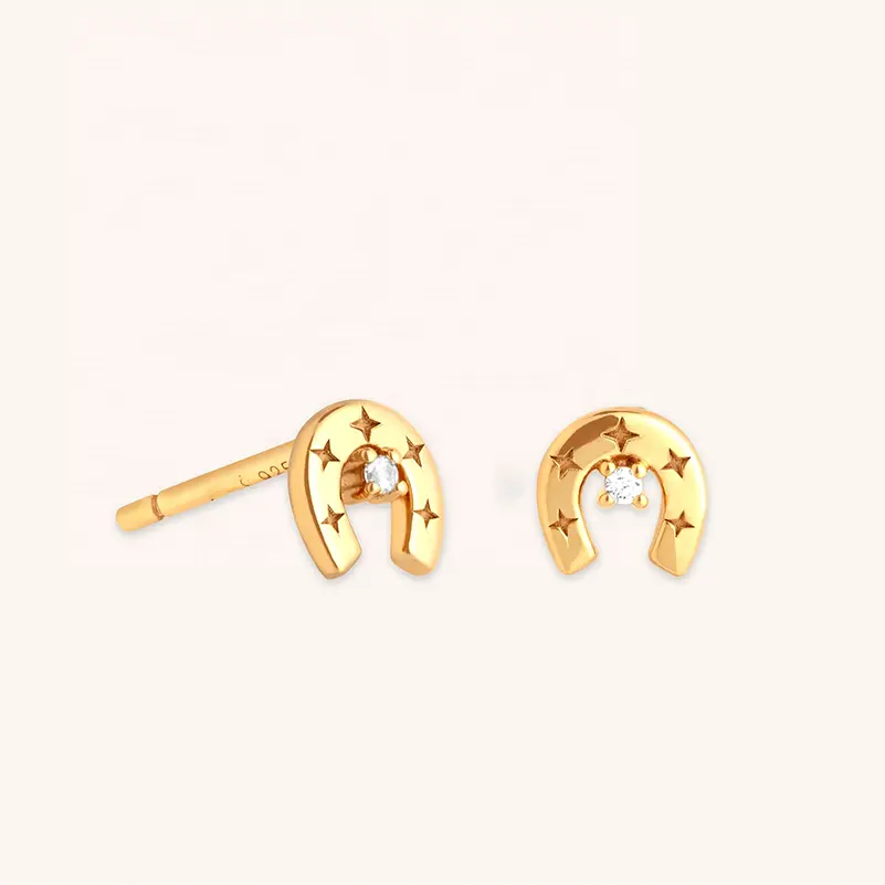 Lucky Horseshoe Studs