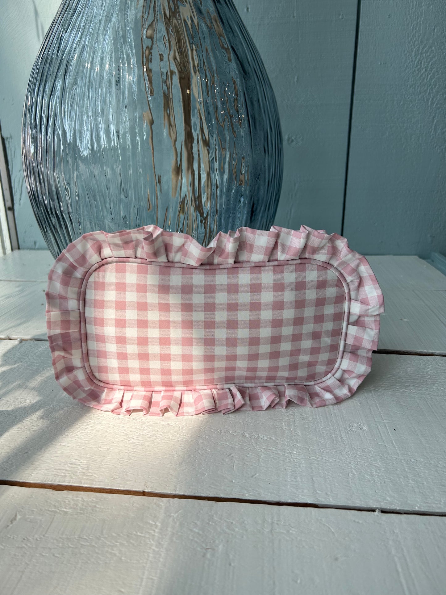 Gingham Cosmetic Case
