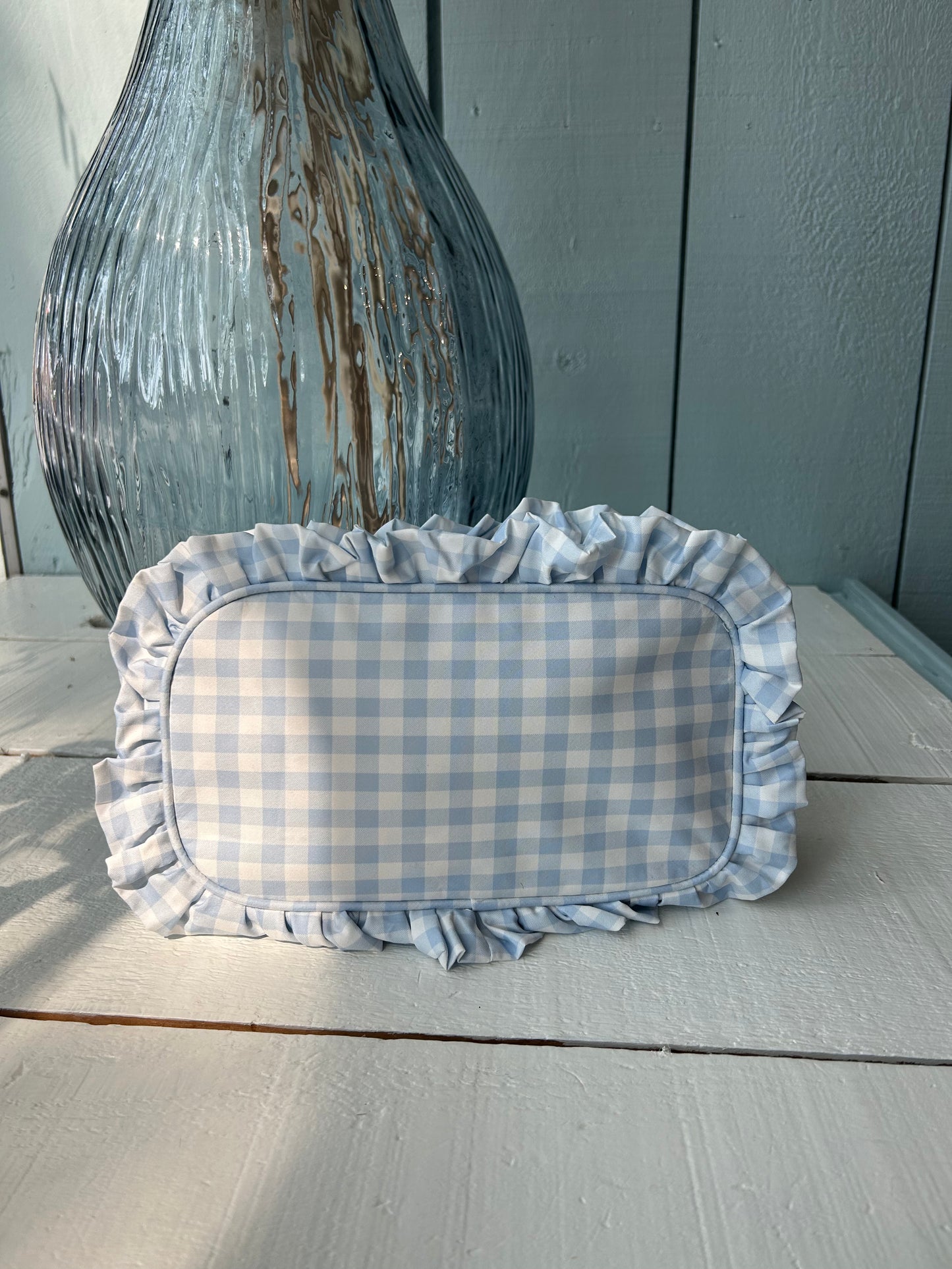 Gingham Cosmetic Case