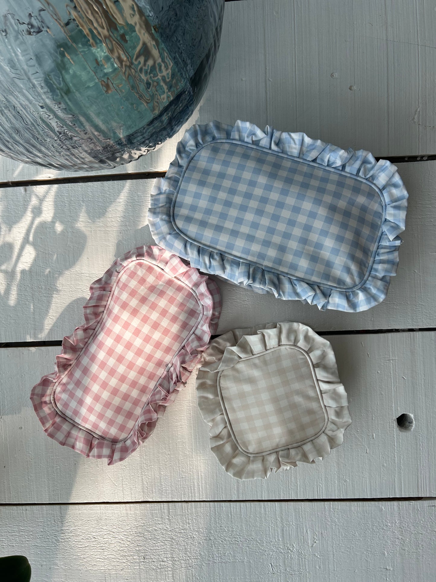 Gingham Cosmetic Case