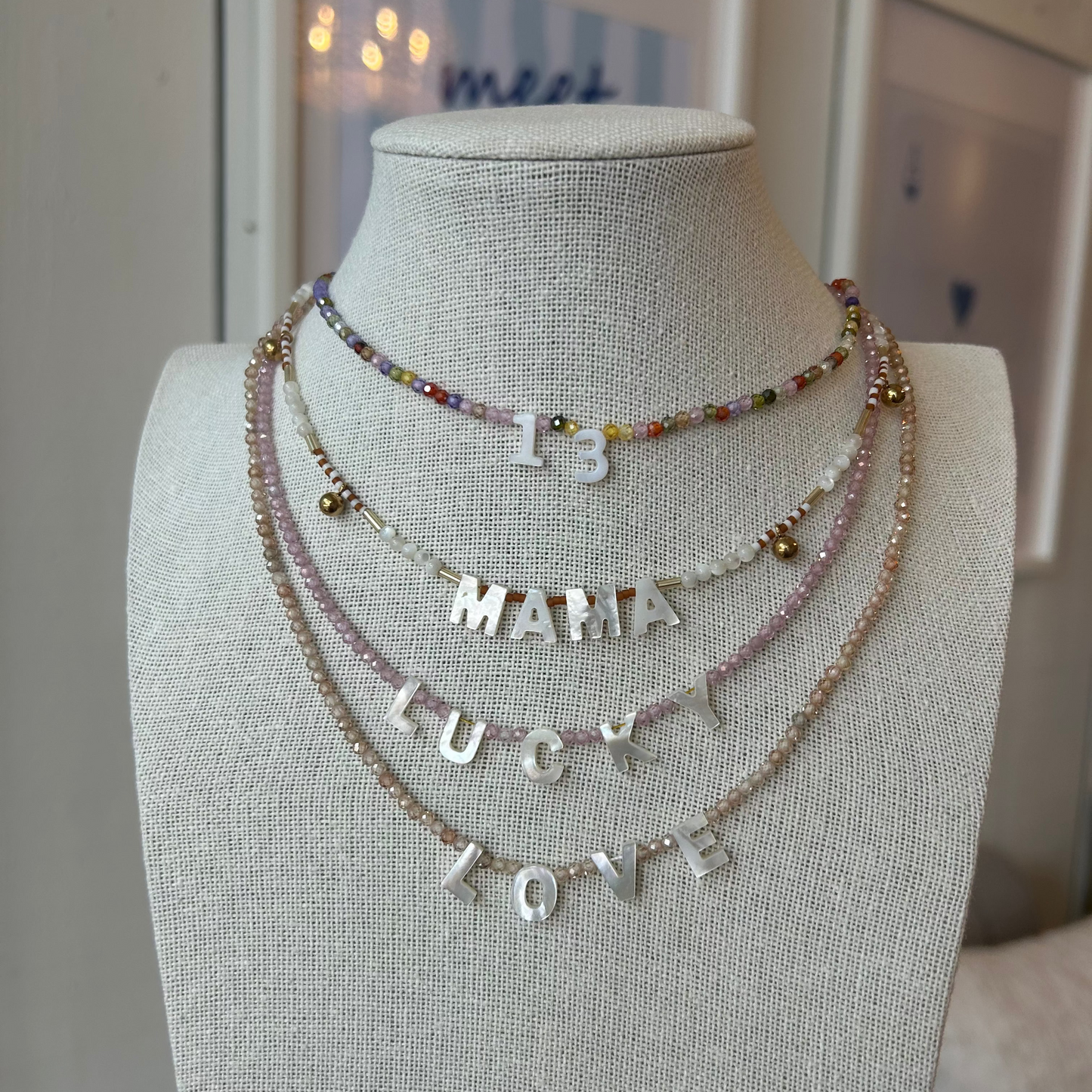 Pearl Letter Necklace