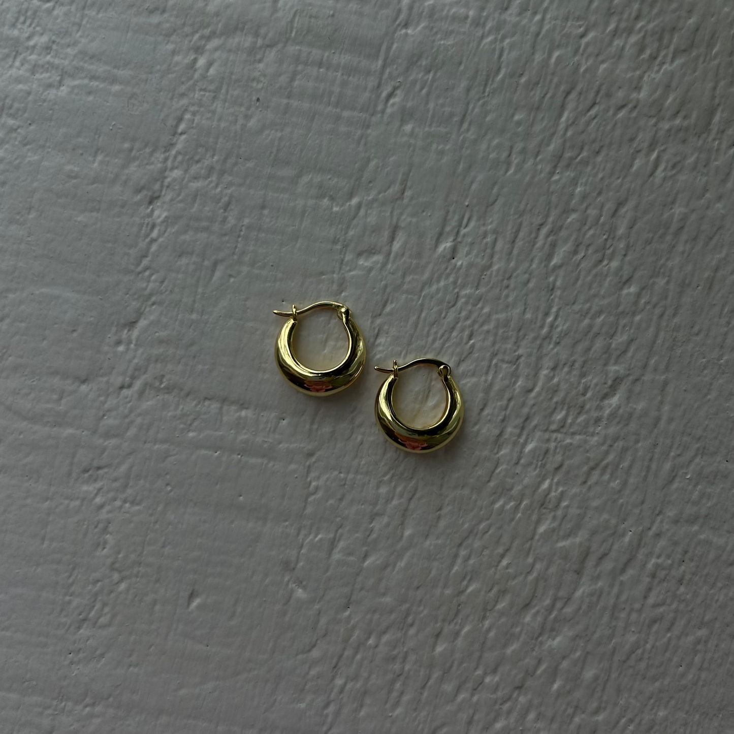 Small Gold Dome Hoops