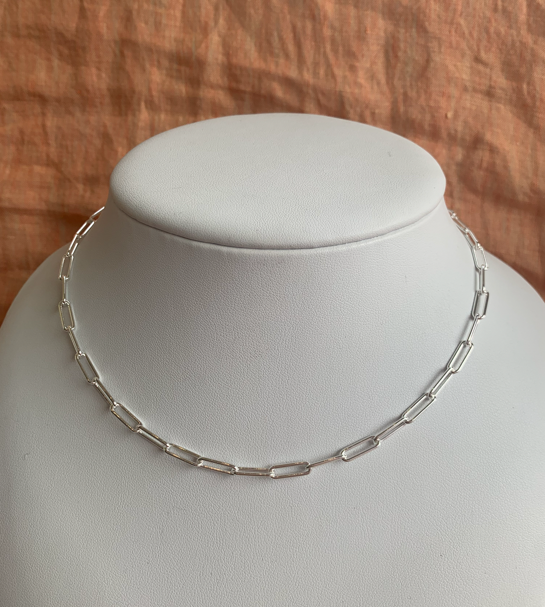 Sterling Silver Paperclip Chain