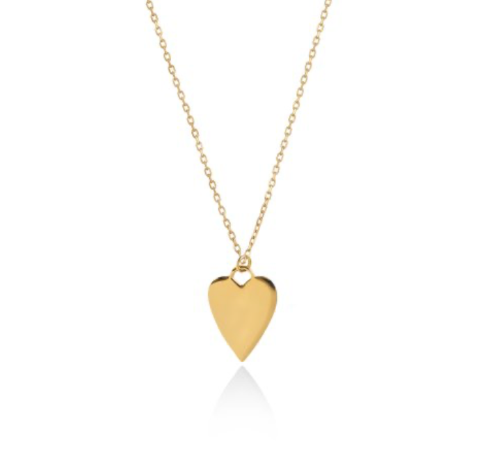 Personalized 10k Gold Heart
