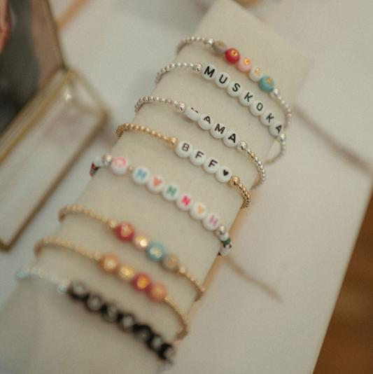 Tiny Letter Bracelet