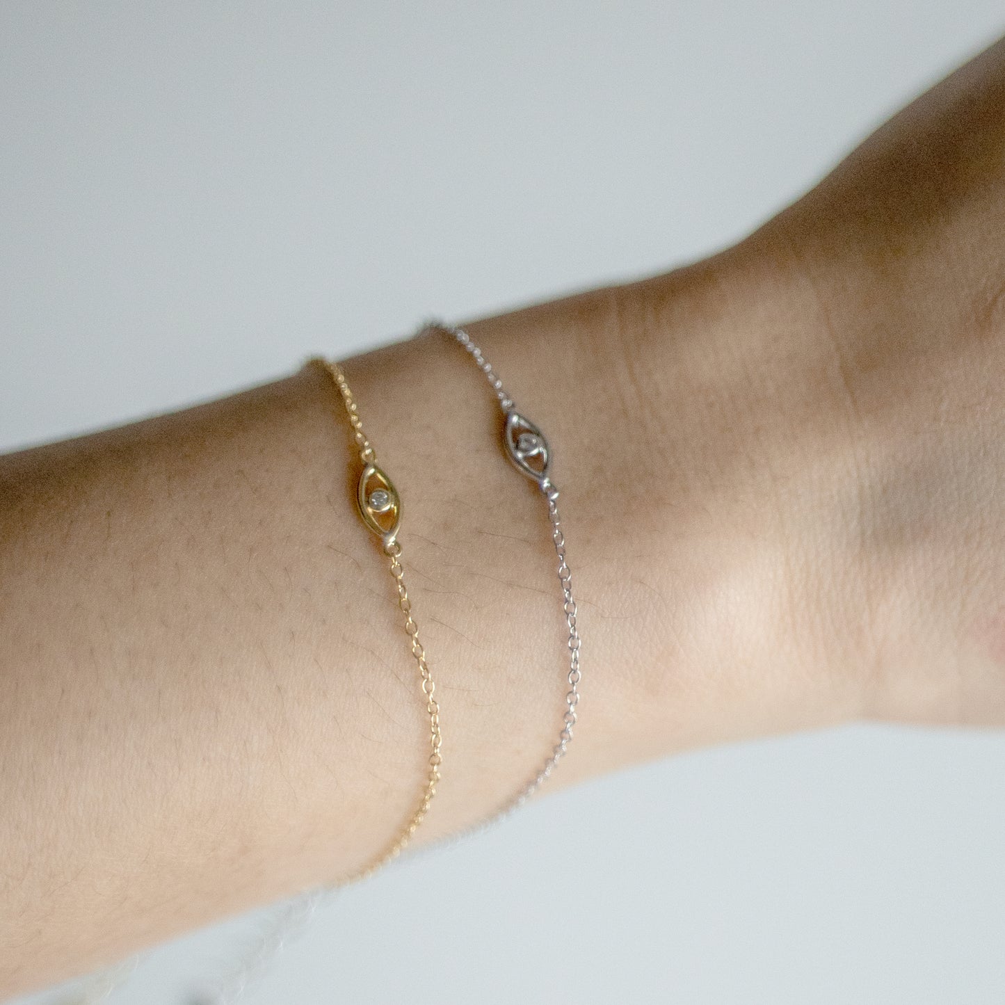 Delicate Evil Eye Bracelet