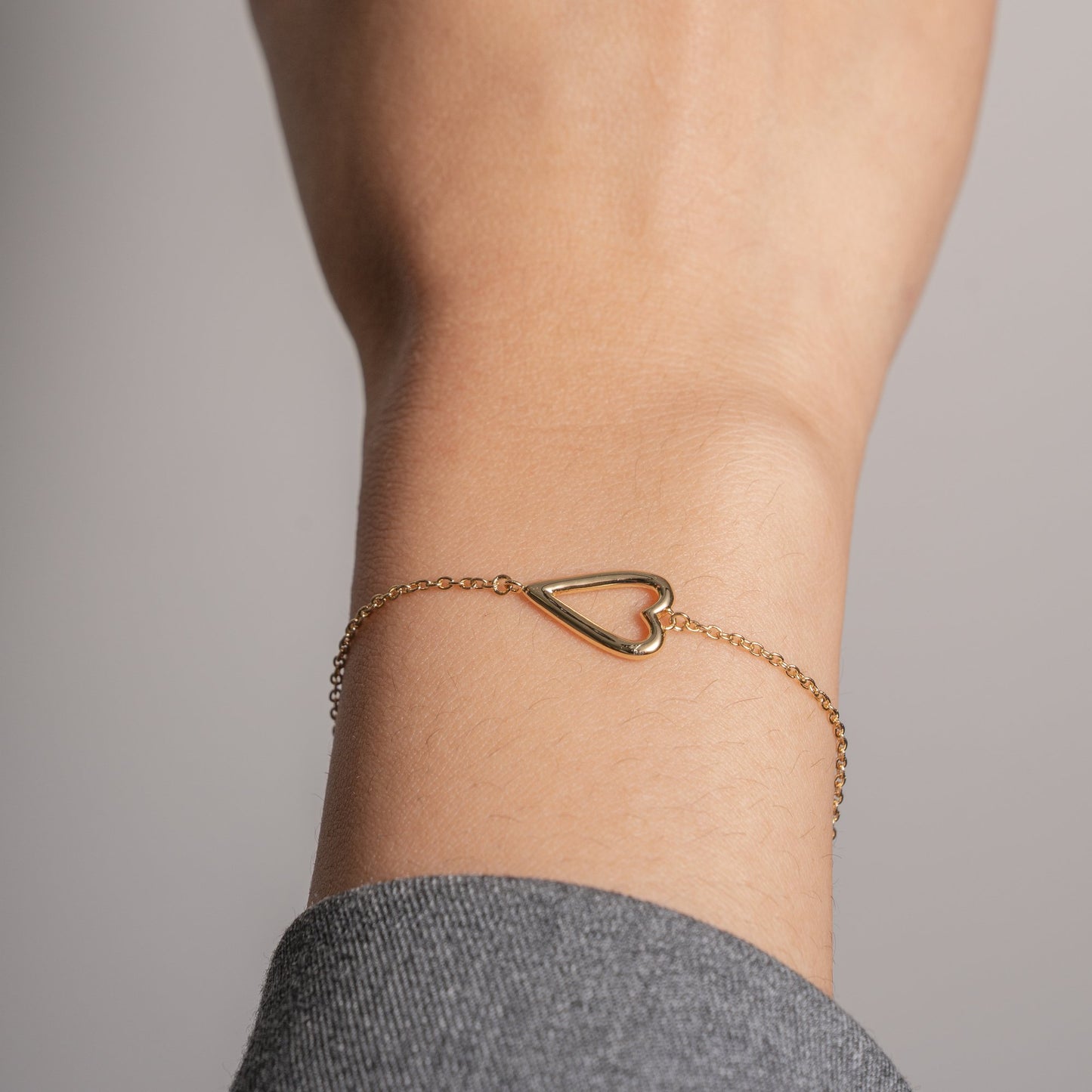 Open Heart Bracelet