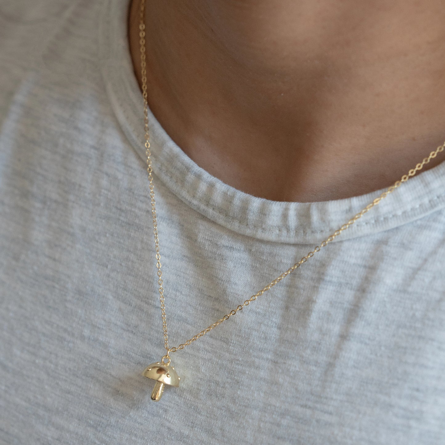 Mushroom Necklace