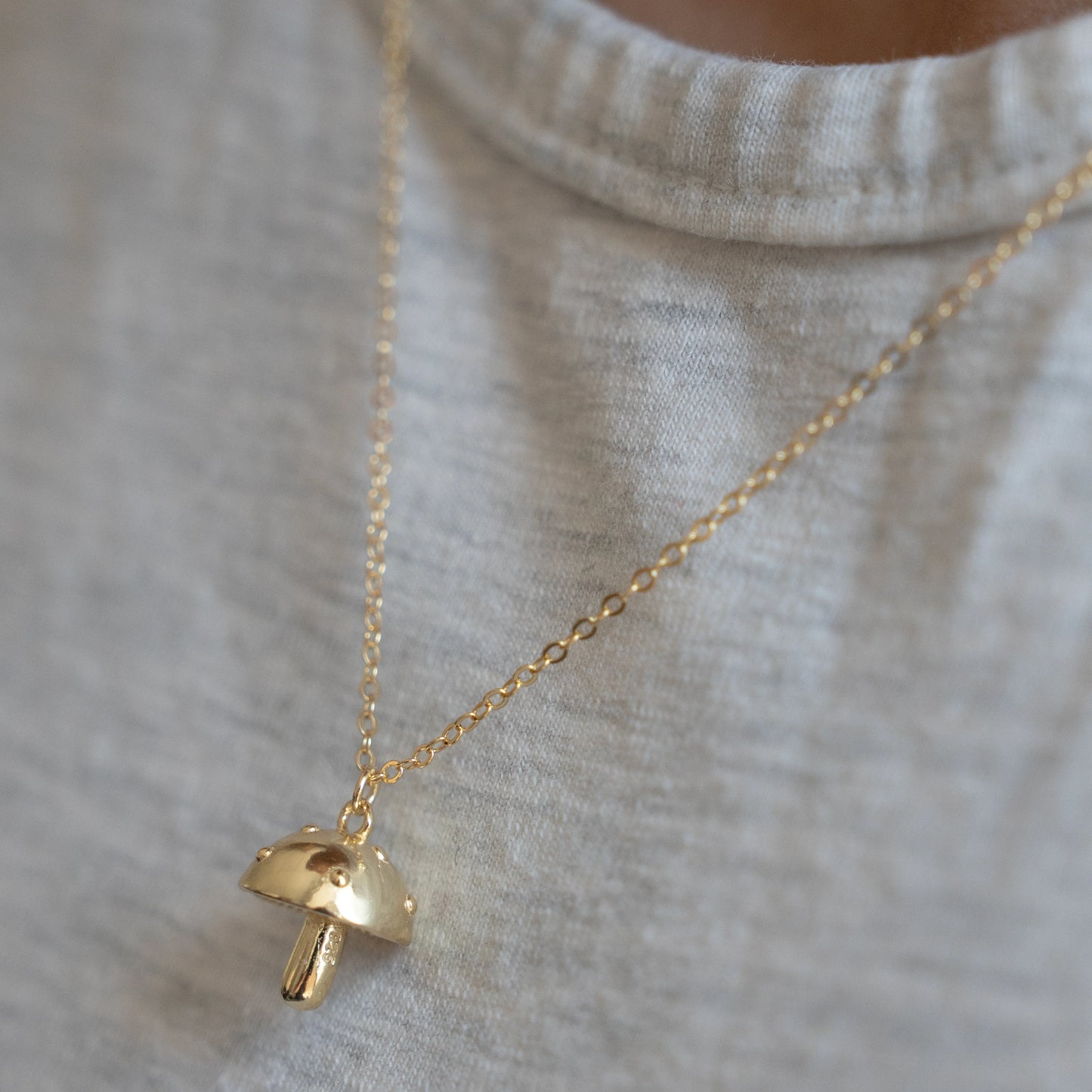 Mushroom Necklace
