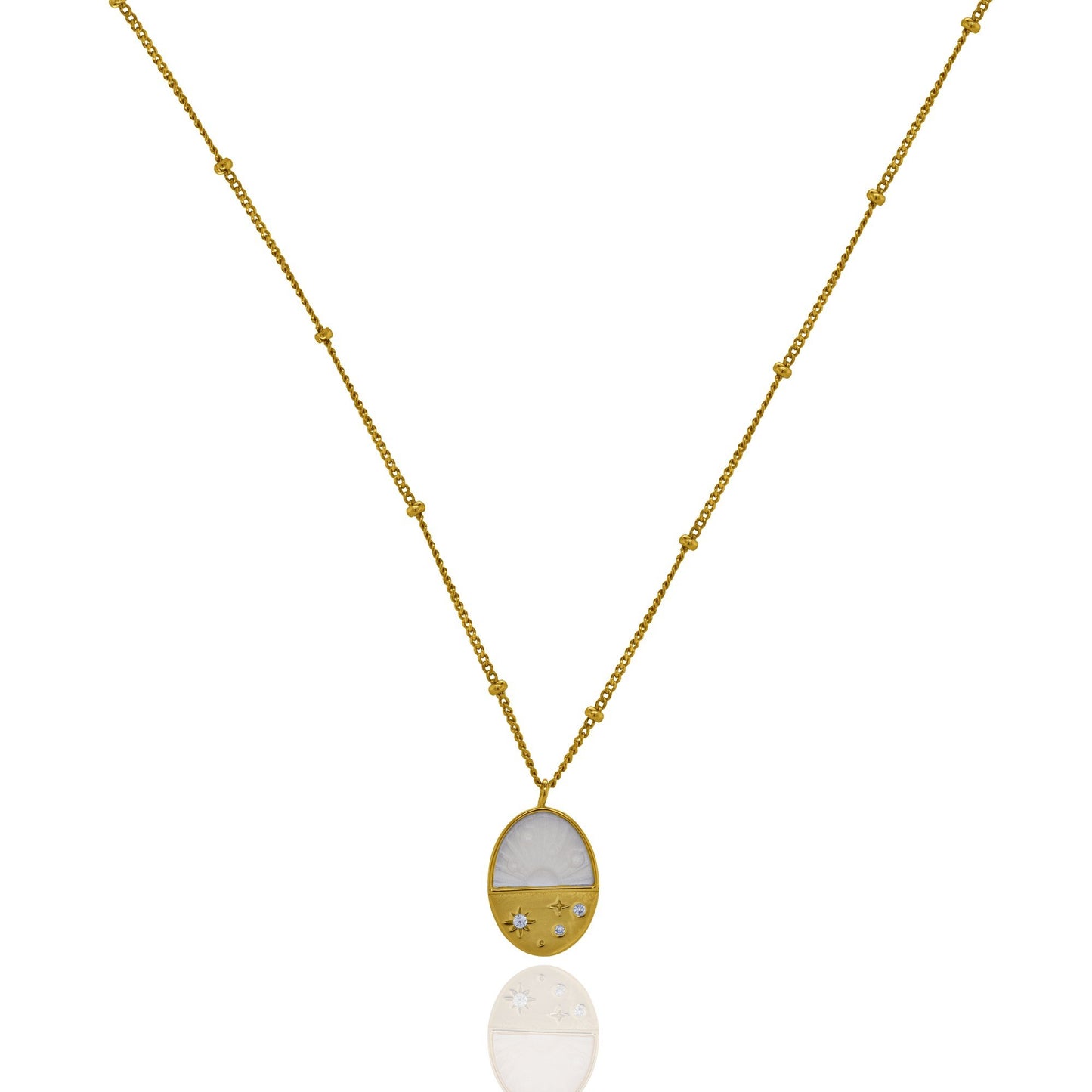 Sunset Pearl Necklace