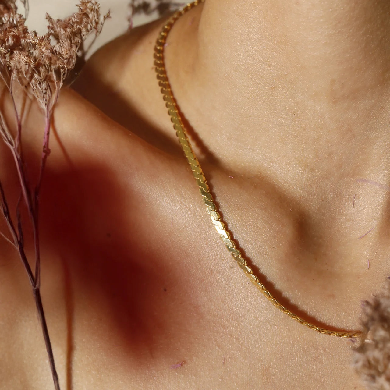 Serpentine Chain Necklace