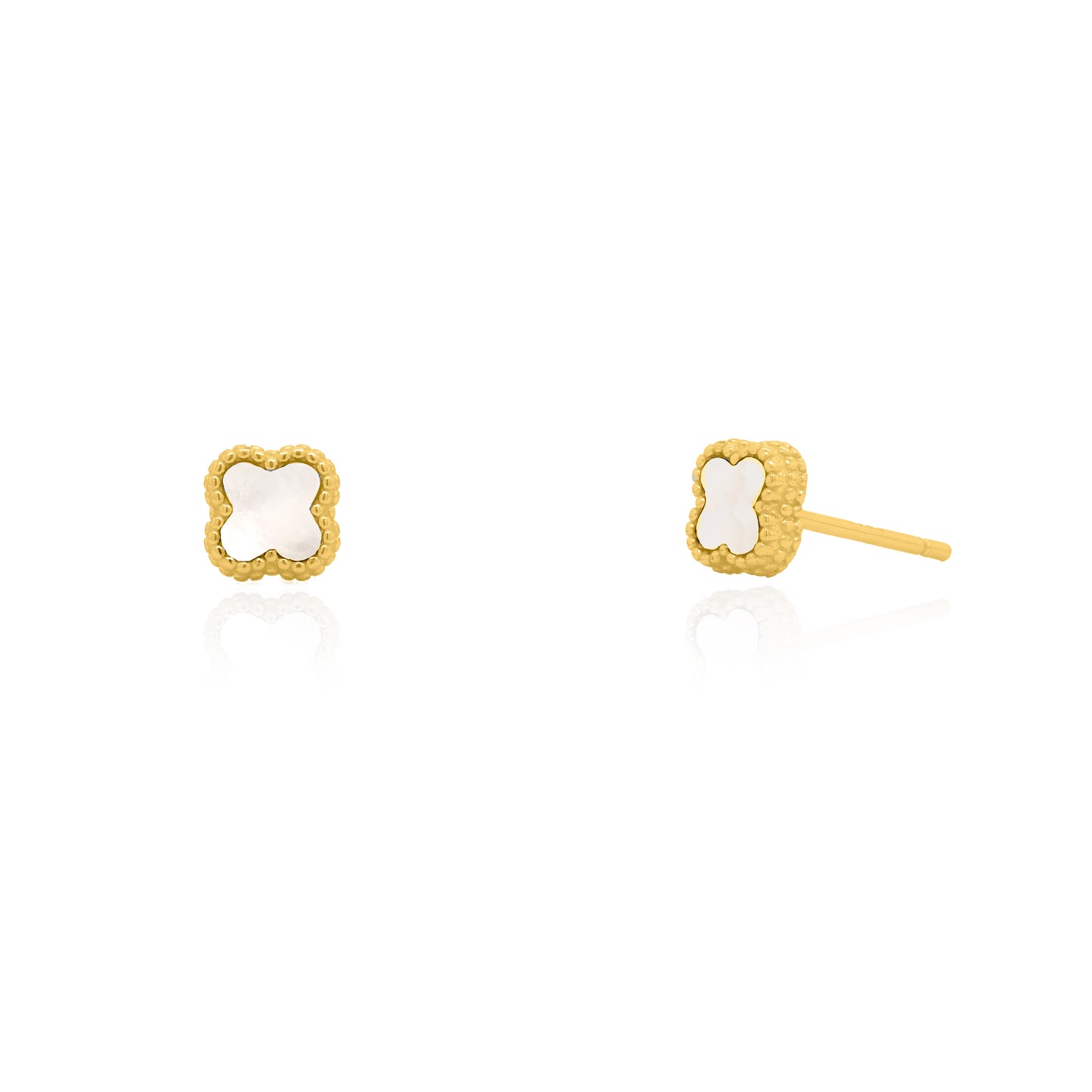 Pearl Clover Studs