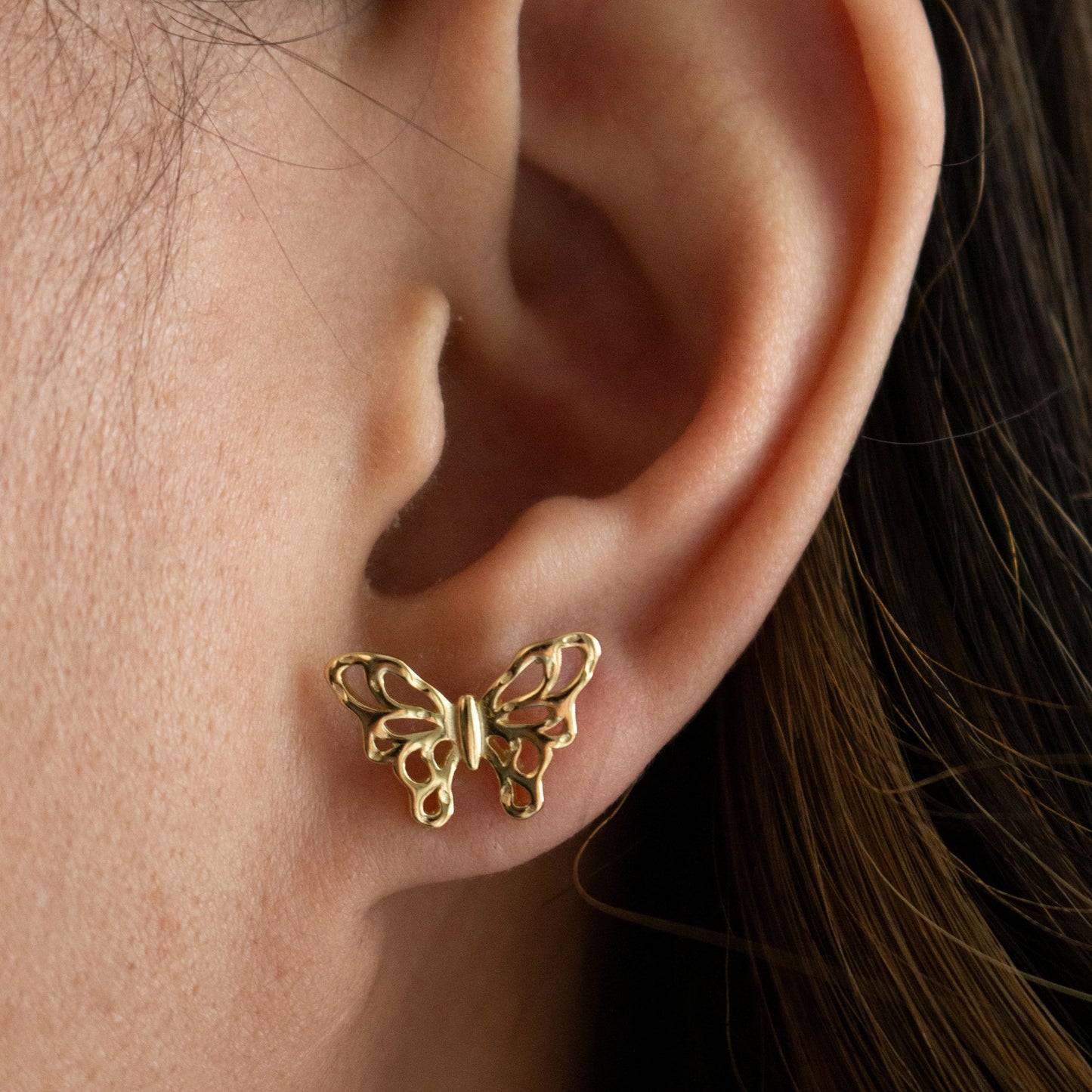 Cut Out Butterfly Studs