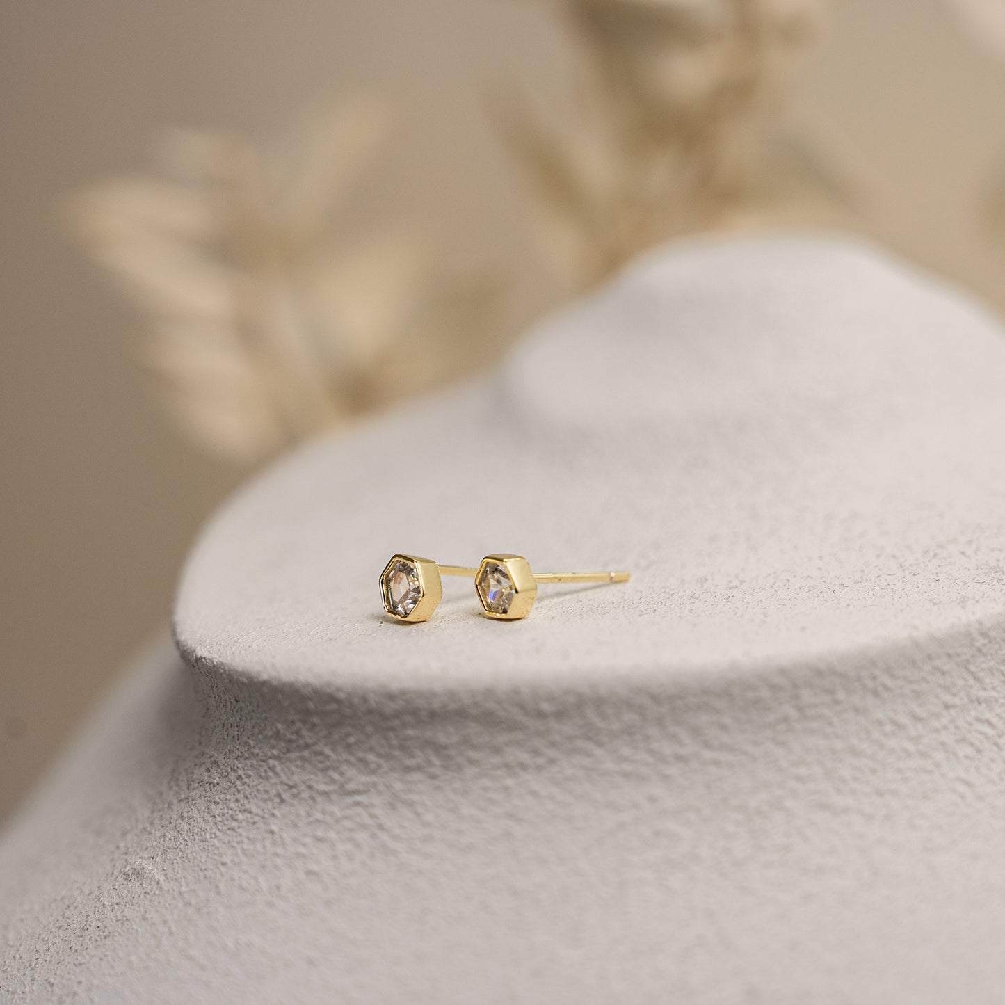 Hexagon Studs