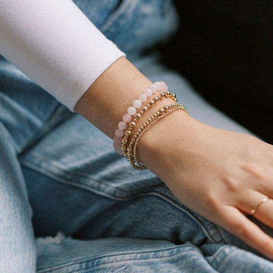 Rose Quartz Gemstone Bracelet