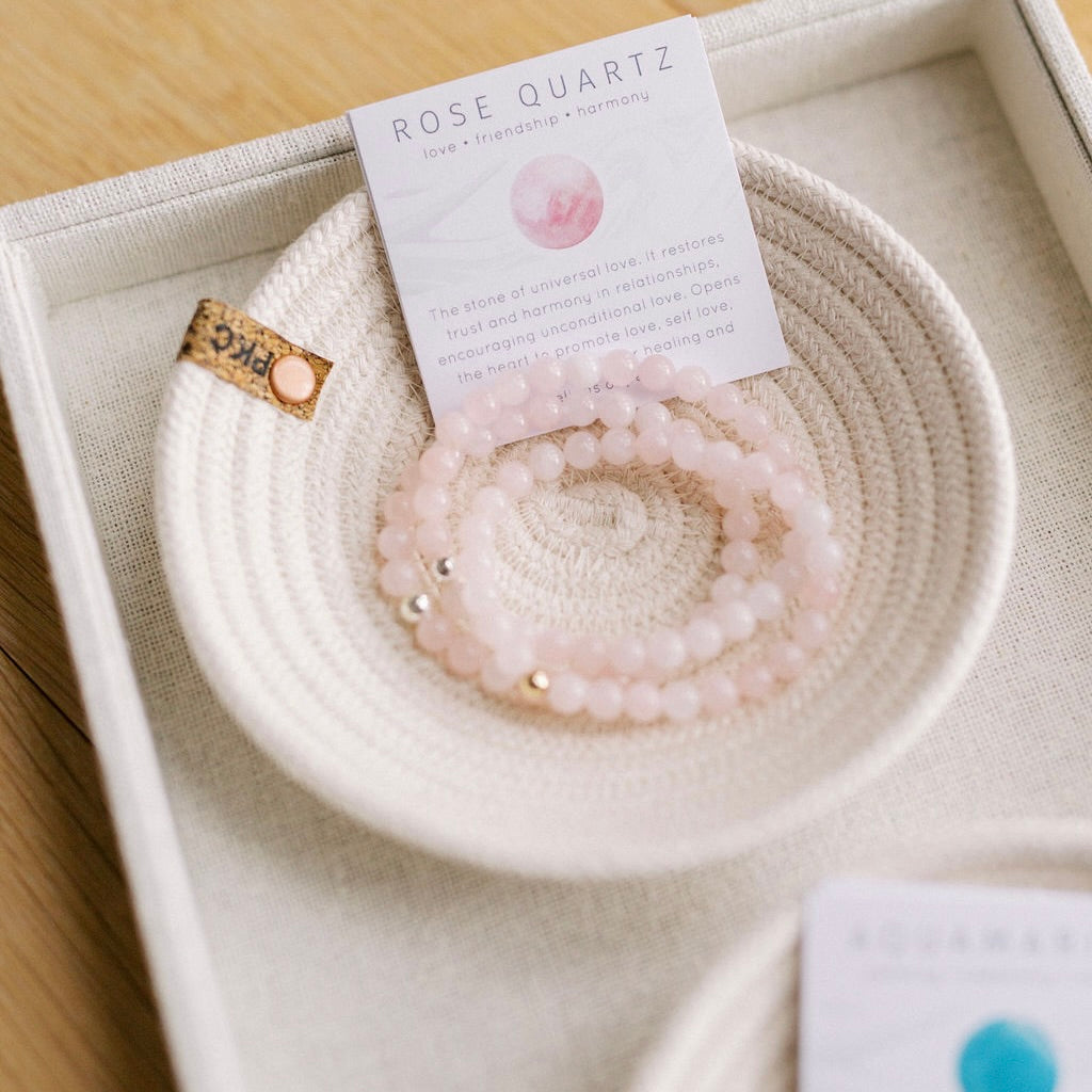 Rose Quartz Gemstone Bracelet