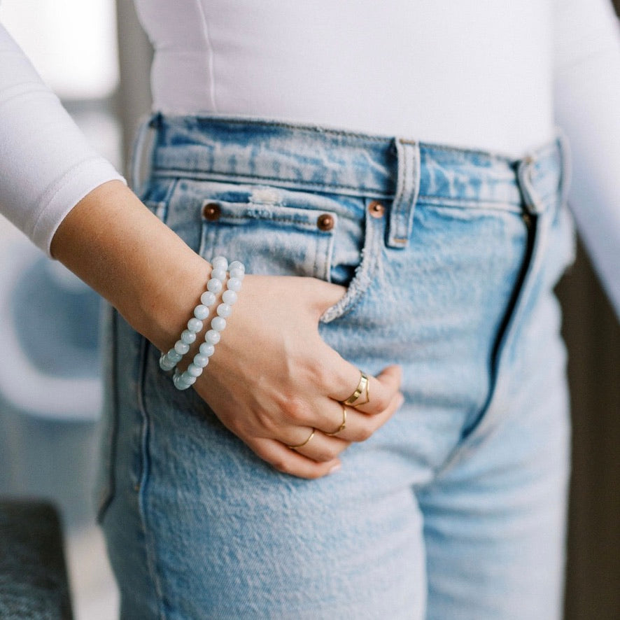 Aquamarine Gemstone Bracelet