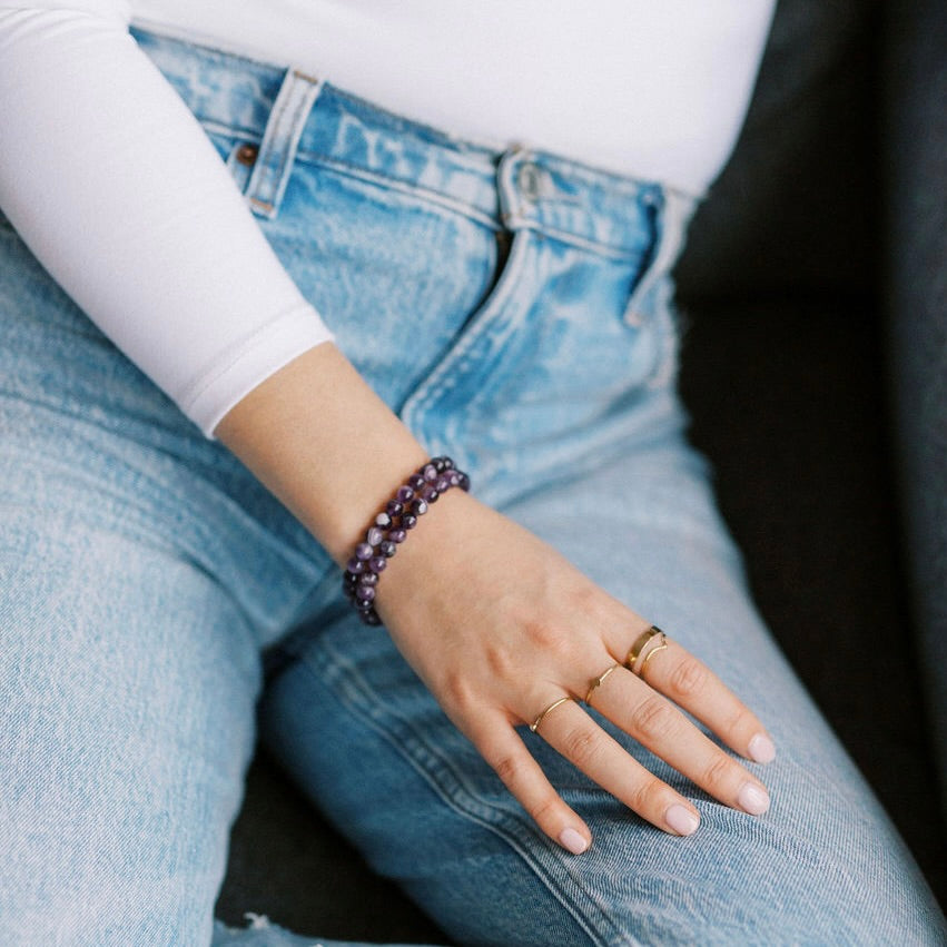 Amethyst Gemstone Bracelet