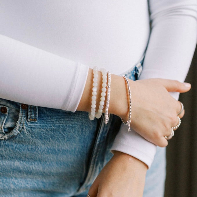 Moonstone Gemstone Bracelet