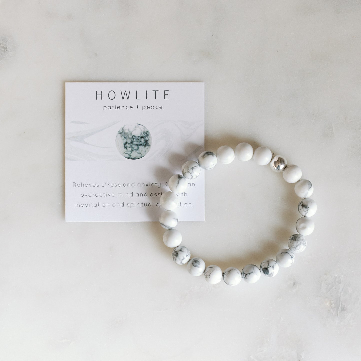 Howlite Gemstone Bracelet