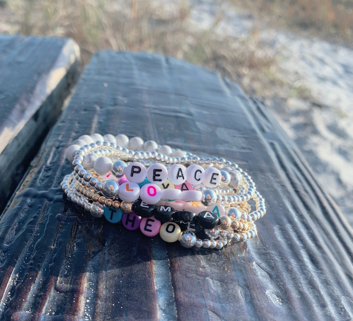 Tiny Letter Bracelet