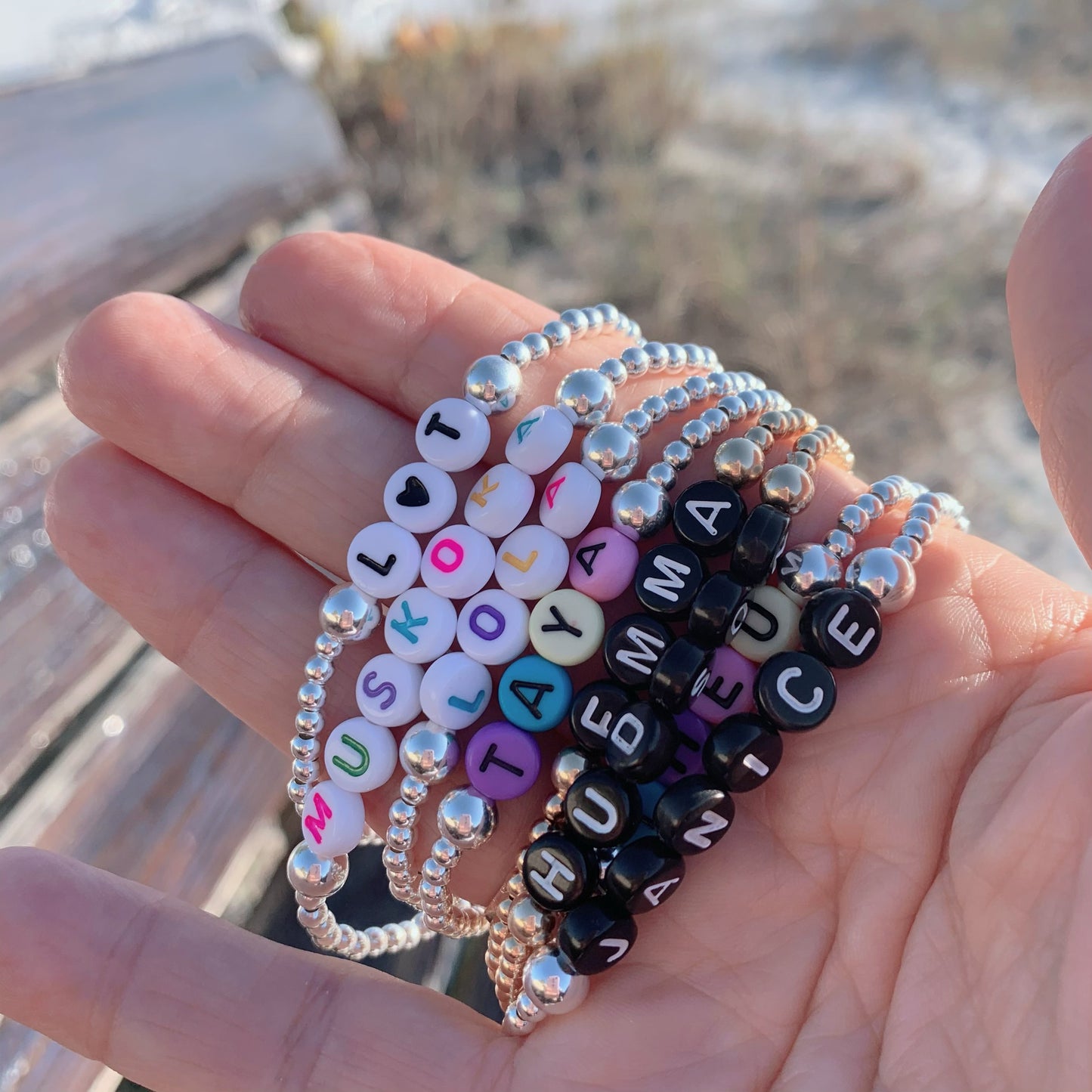 Tiny Letter Bracelet