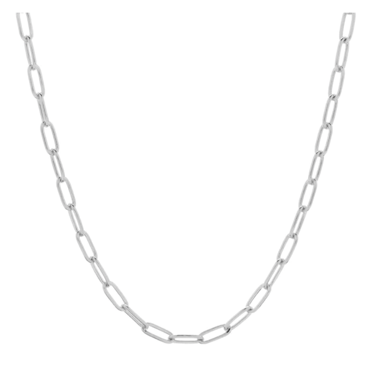Sterling Silver Paperclip Chain