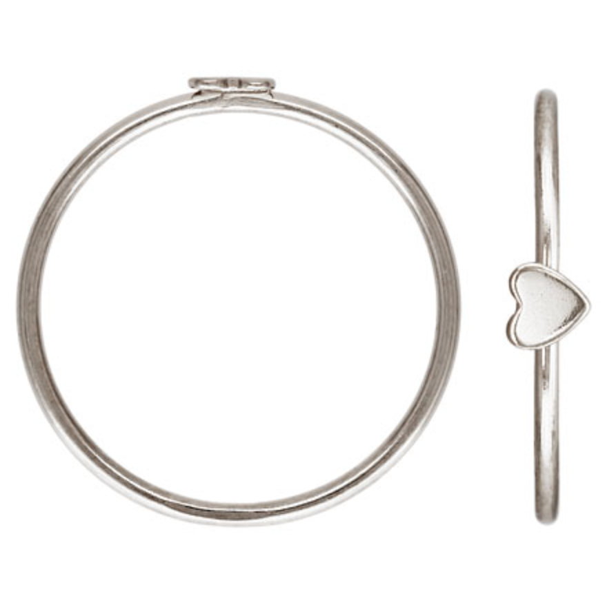 Heart Ring - Gold Filled or Sterling Silver