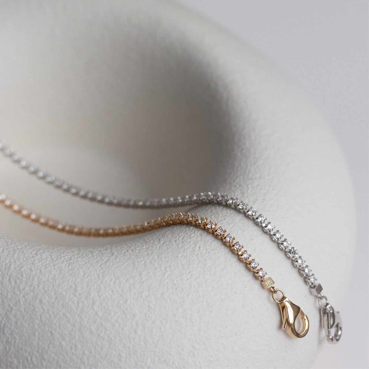 14k Gold Diamond Tennis Bracelet