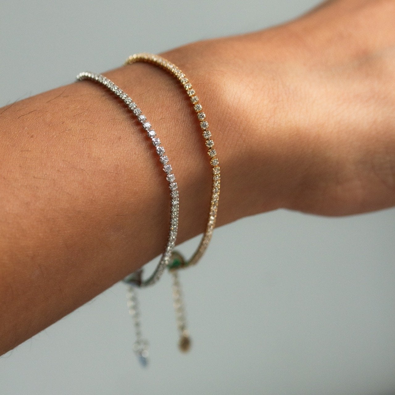 14k Gold Diamond Tennis Bracelet