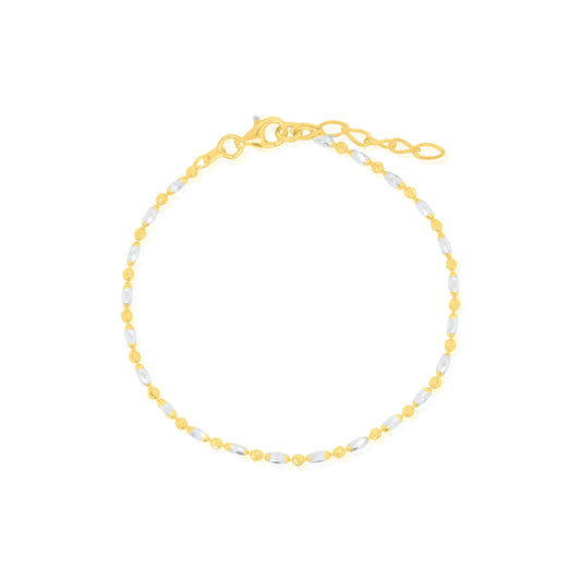 Silver & Gold Mixed Metal Necklace
