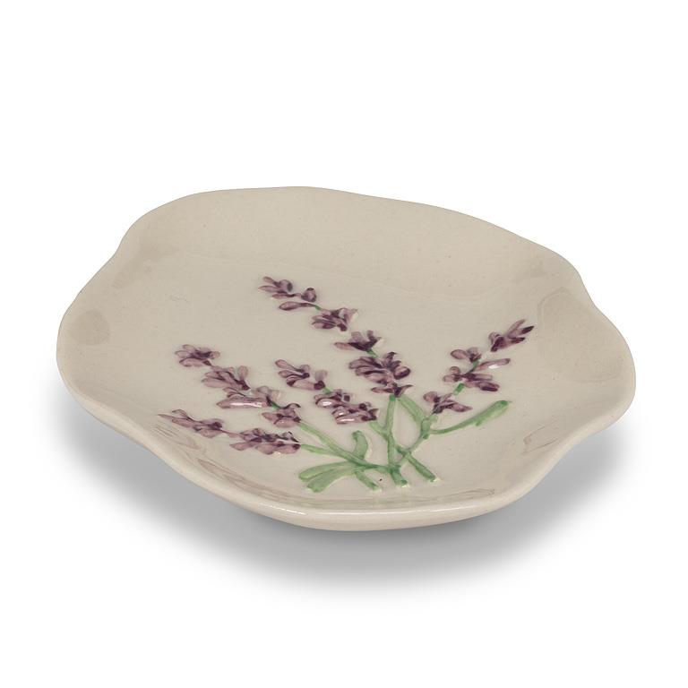 Purple Wildflower Jewelry Dish