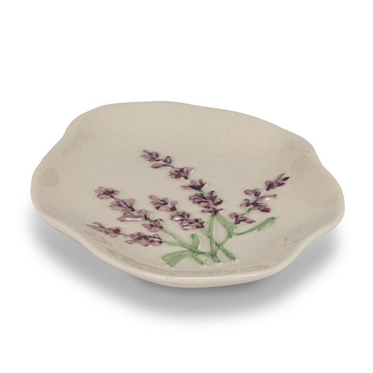 Purple Wildflower Jewelry Dish