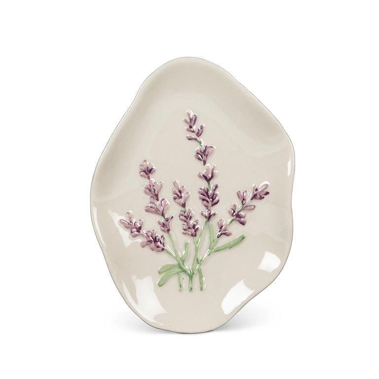 Purple Wildflower Jewelry Dish