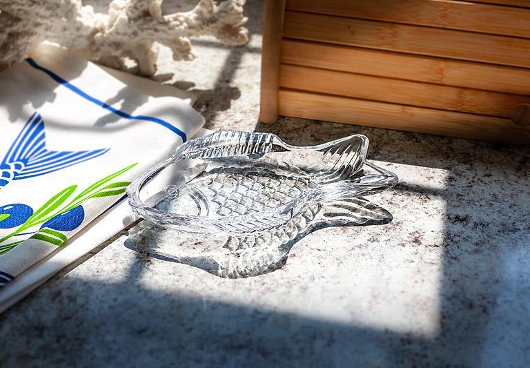 Glass Fish Dish