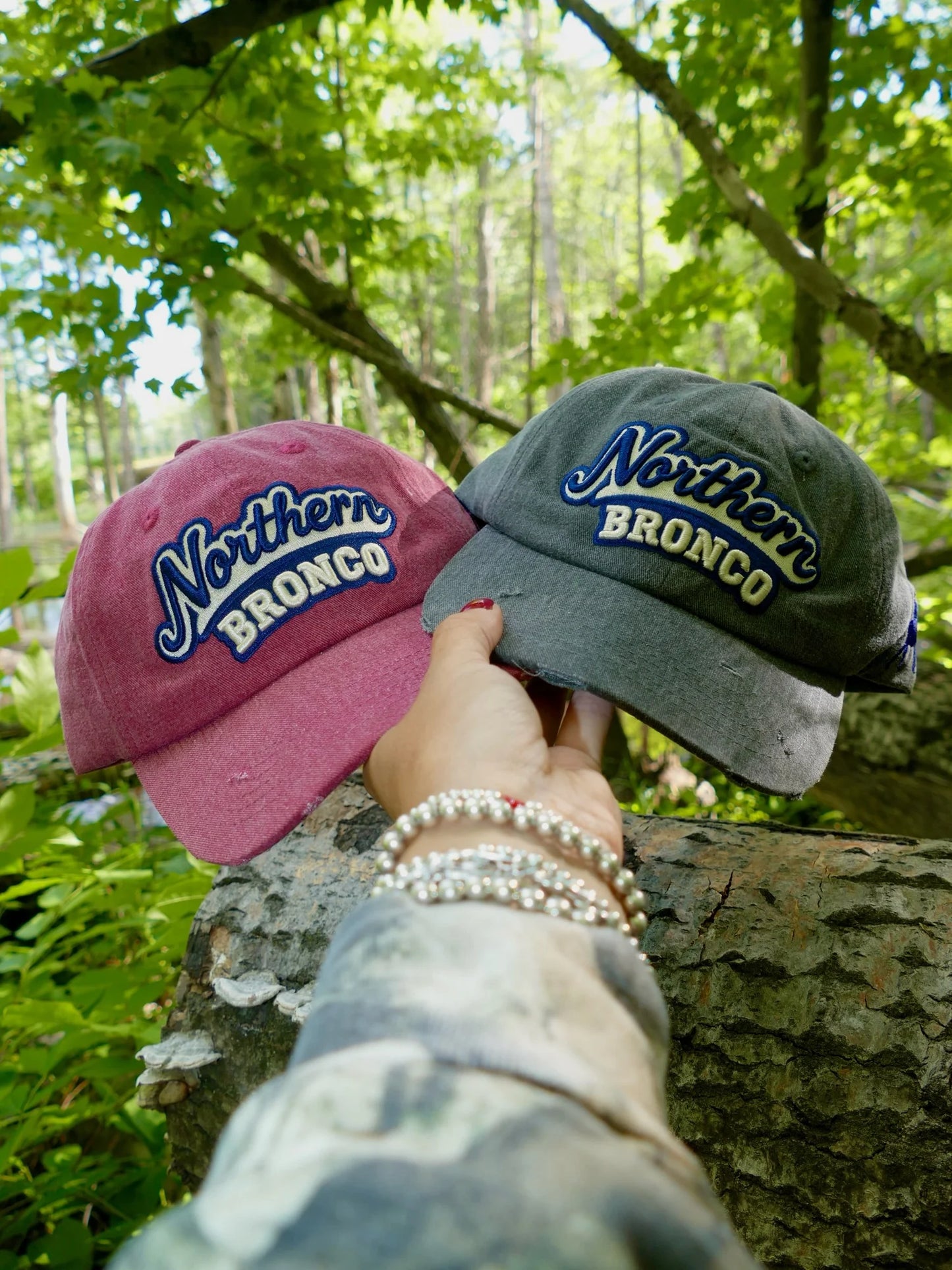 Northern Bronco Home Run Hat - Grey