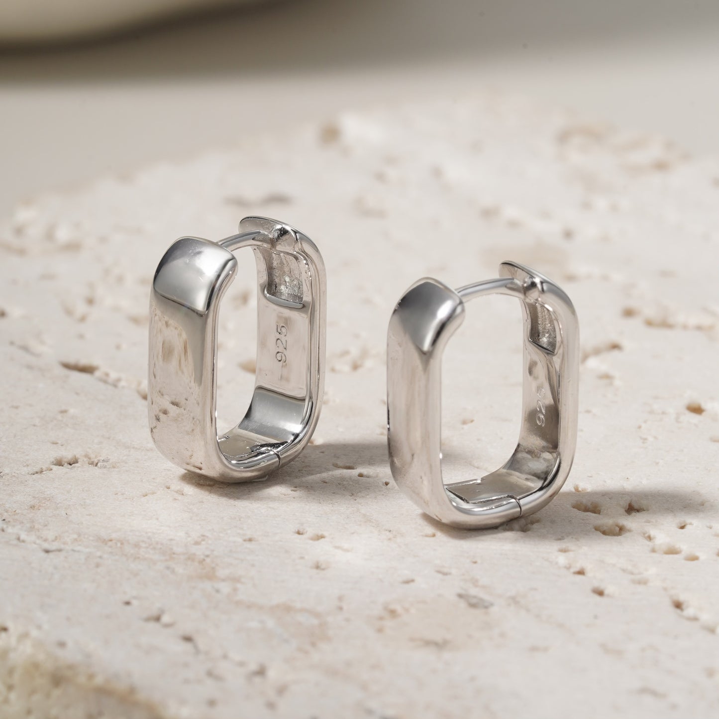 Chunky Square Hoops