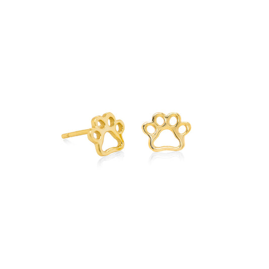 Paw Print Studs